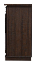 Portes coulissantes de style grange, meuble TV en peuplier de 137 cm, console multimédia