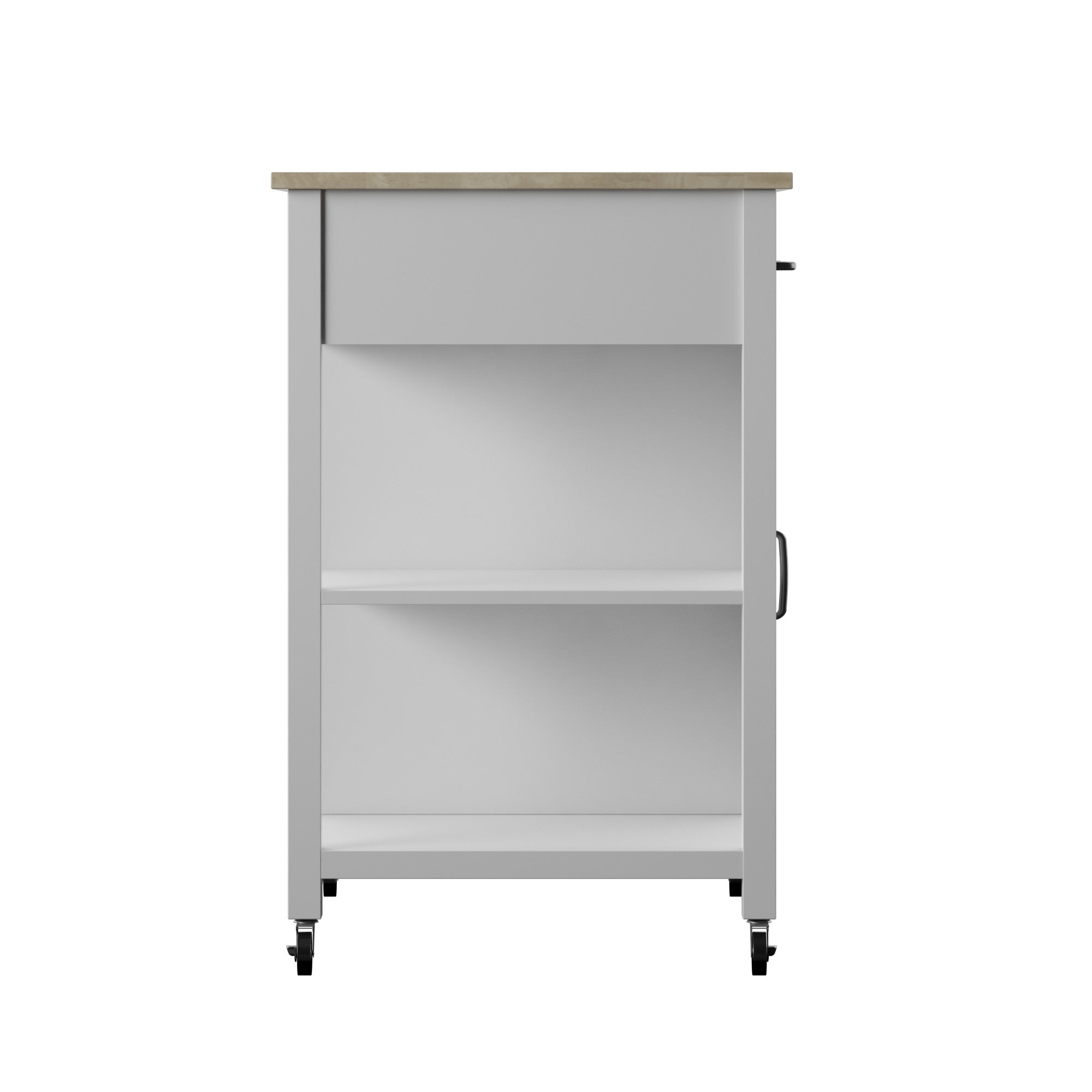 Chariot de cuisine roulant compact avec rangement