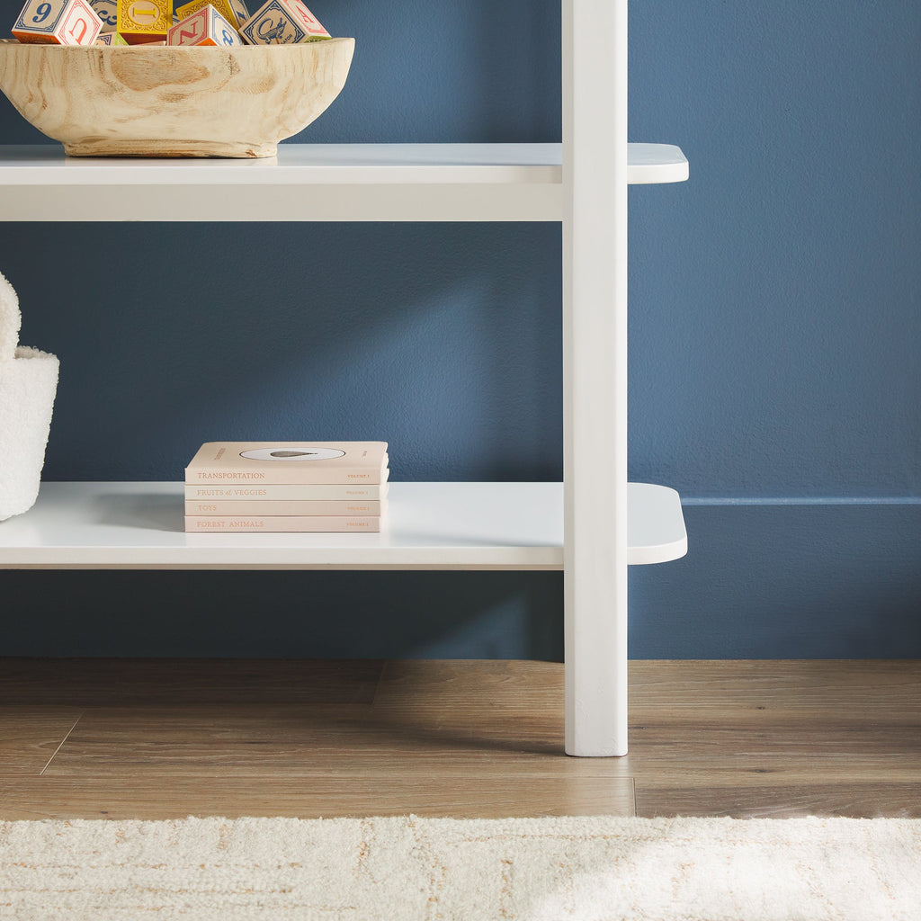 Bibliothèque moderne Zoey en bois arqué