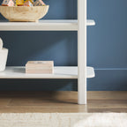 Bibliothèque moderne Zoey en bois arqué