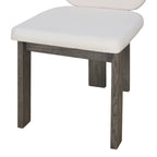 Walker Edison | Ensemble table et chaises rétro en bois 7 pièces pour 6 personnes, 152 cm, avec chaises rembourrées 