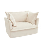 Walker Edison | Fauteuil d'appoint confortable à assise profonde et déhoussable