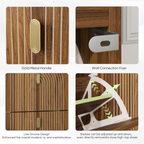 Walker Edison | Meuble de rangement à chaussures moderne et minimaliste