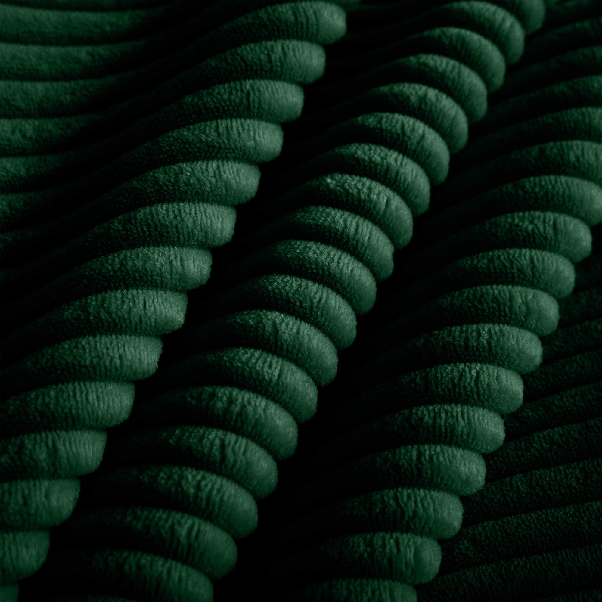 Walker Edison | Canapé d'angle en velours côtelé avec pouf de rangement 