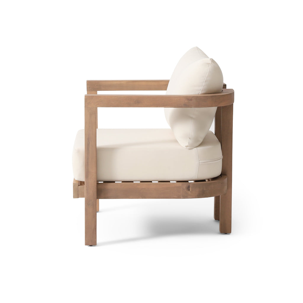 Walker Edison | Fauteuil club de jardin moderne en bois d'acacia 