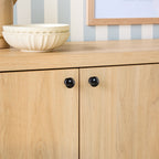 Buffet/meuble TV Paisley 60 moderne à bords festonnés, montage facile