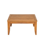 Ensemble de canapés d'angle modulaires d'extérieur 6 pièces en bois d'acacia Walker Edison 