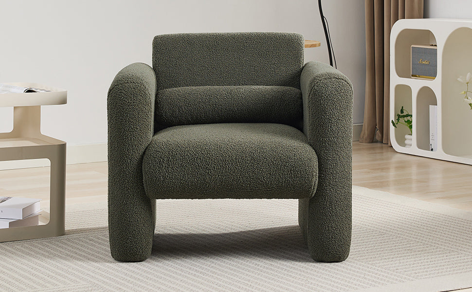 Walker Edison | Fauteuil d'appoint Sherpa Modern Cloud