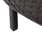 Walker Edison | Ensemble de canapés 5 pièces en résine tressée moderne résistante aux intempéries