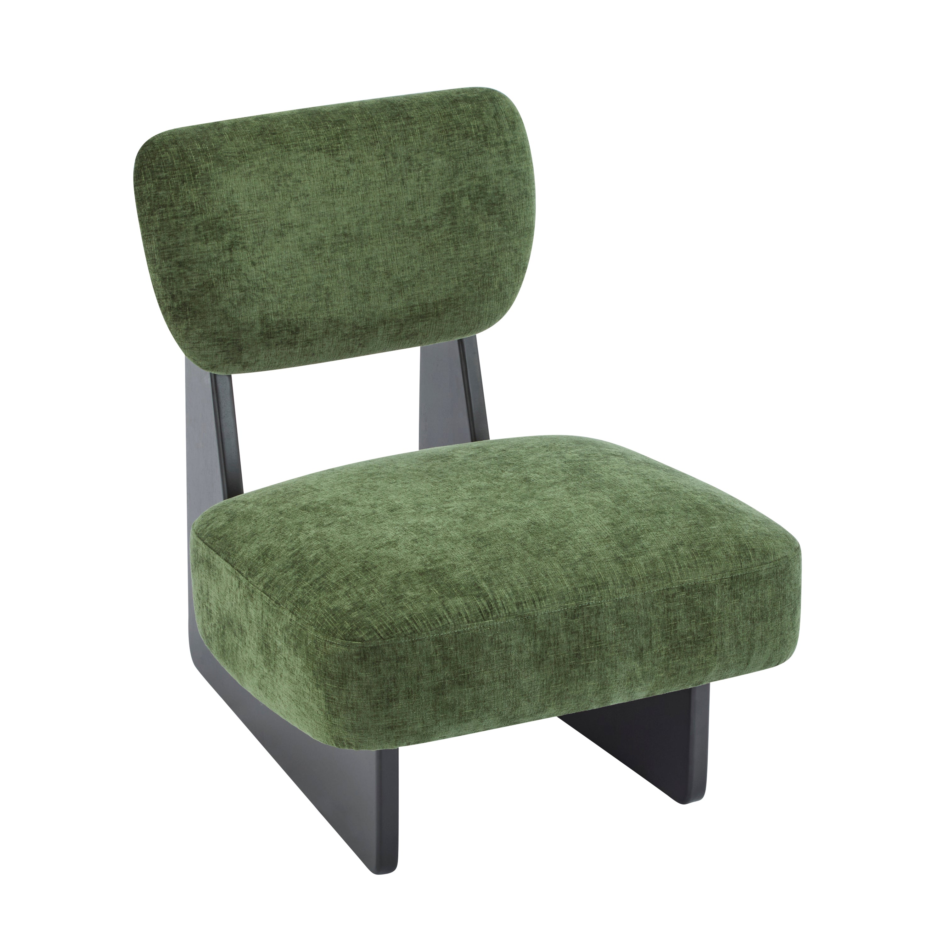 Walker Edison | Fauteuil d'appoint moderne, minimaliste et élégant avec piètement en bois robuste (lot de 2)