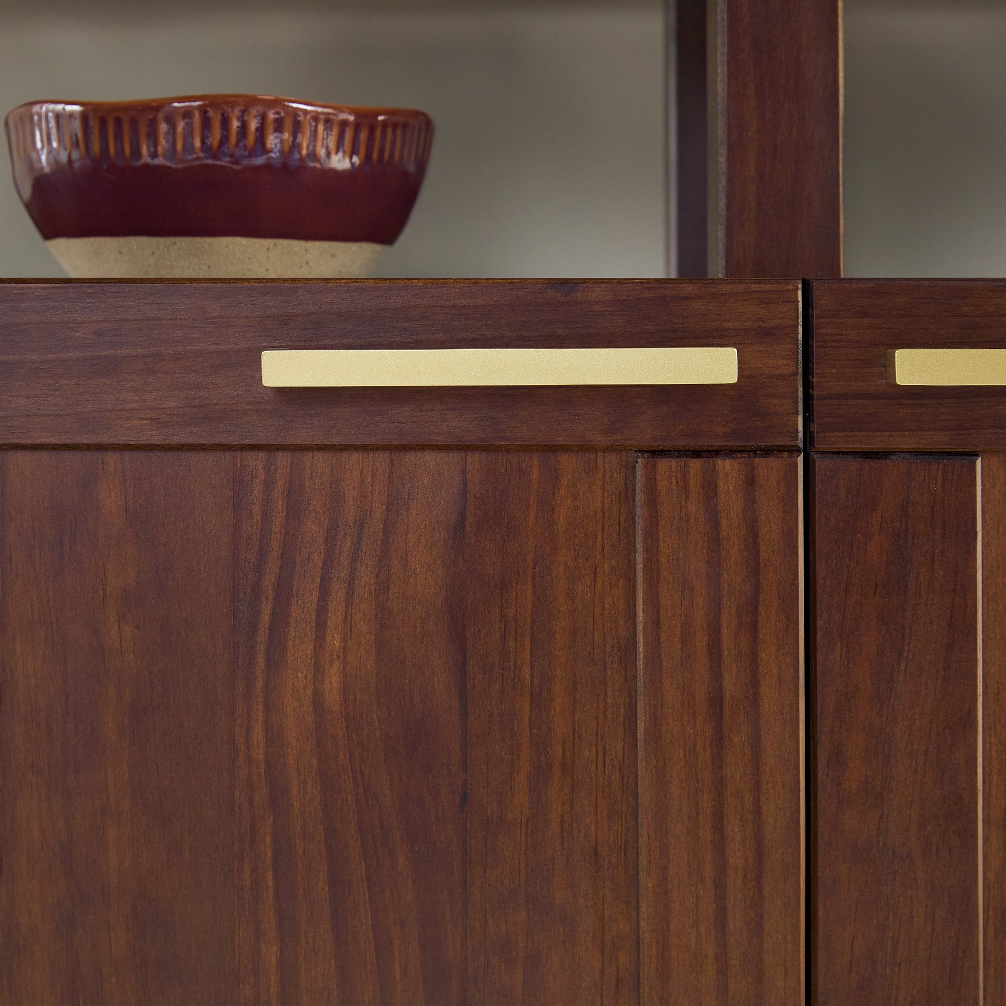 Meuble TV moderne Isla avec plateau en verre