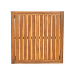 Ensemble de canapés d'angle modulaires d'extérieur 6 pièces en bois d'acacia Walker Edison 