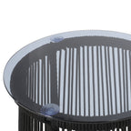 Table d'appoint d'extérieur Walker Edison | Design en corde tressée