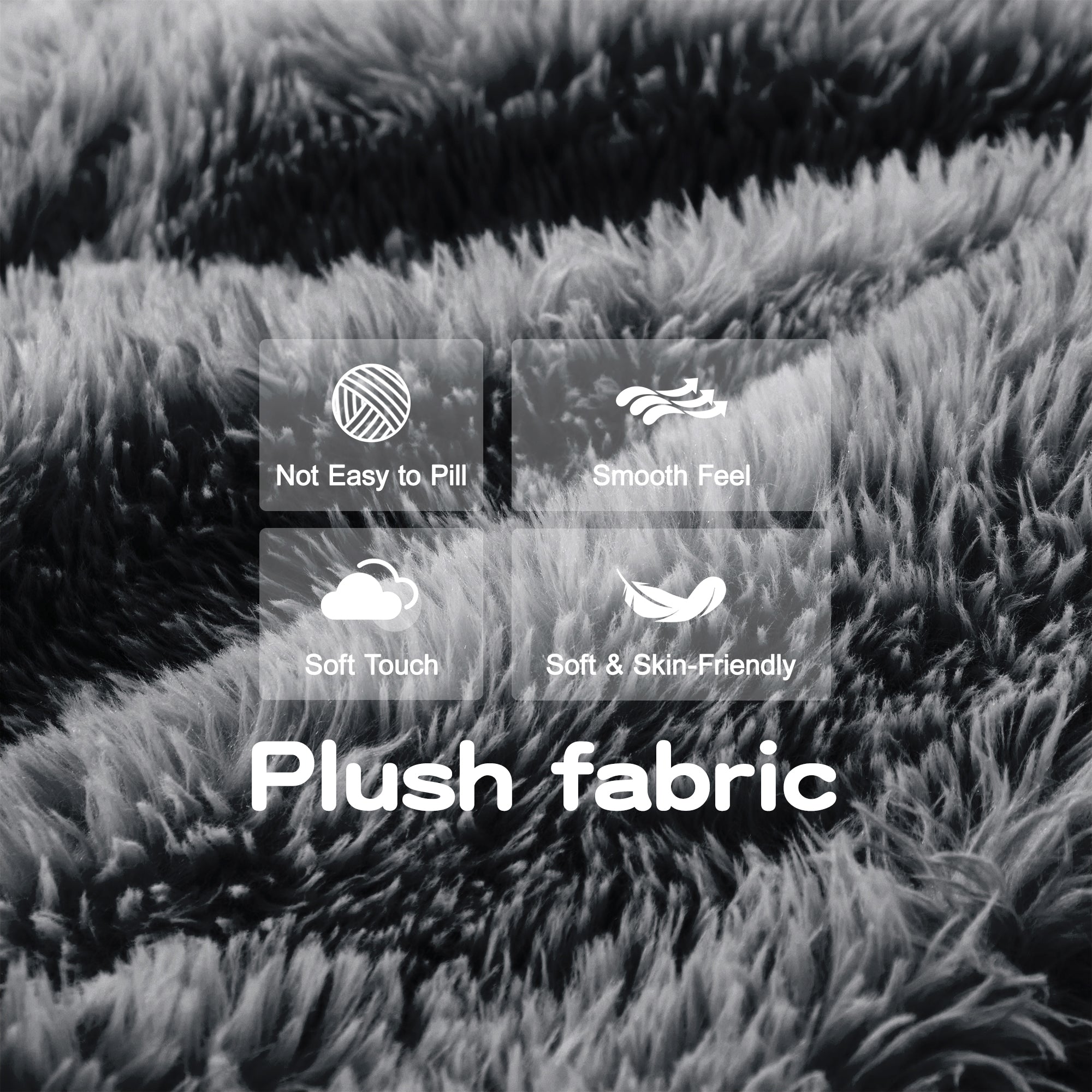 Canapé d'angle deux places ergonomique en peluche douce avec pouf