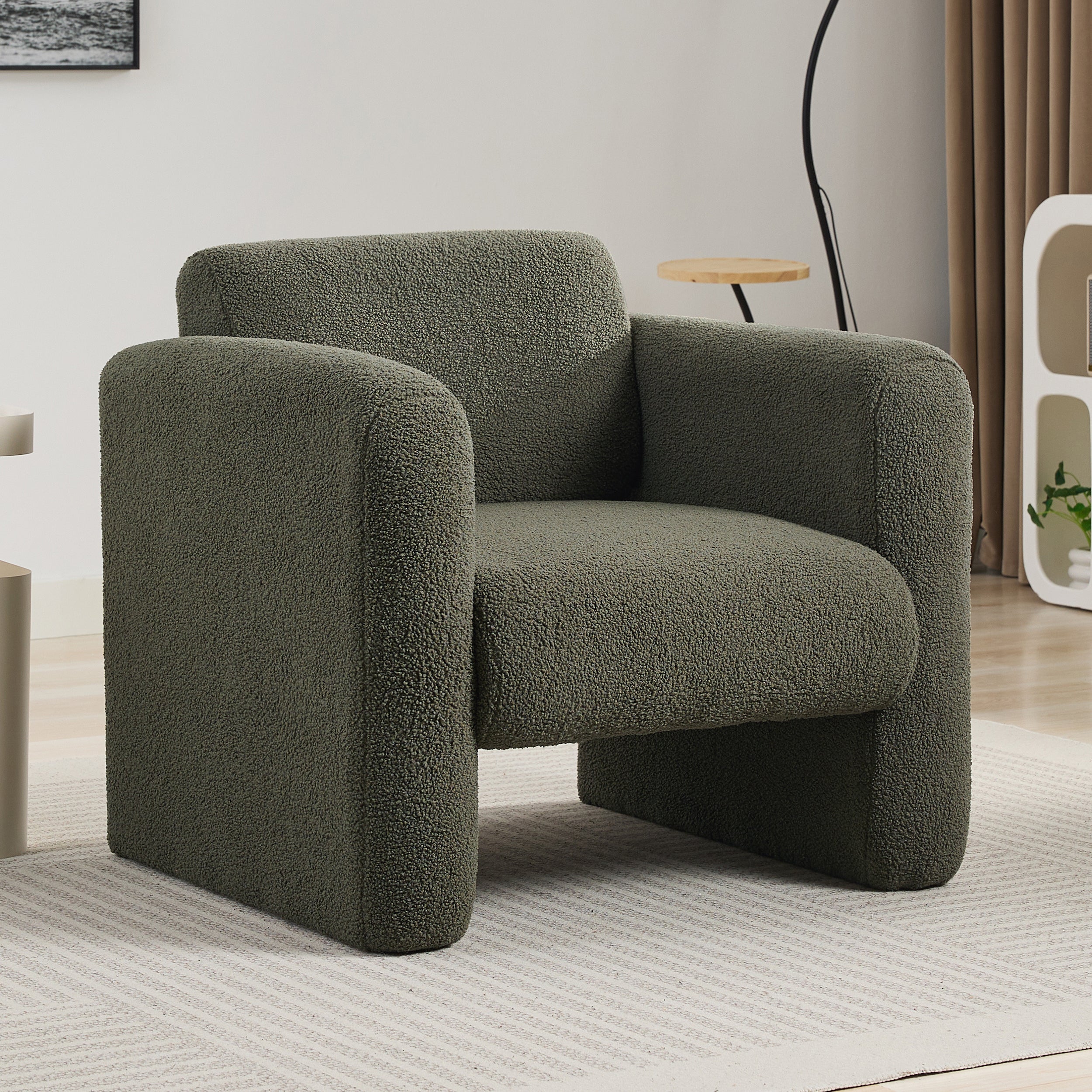 Walker Edison | Fauteuil d'appoint Sherpa Modern Cloud