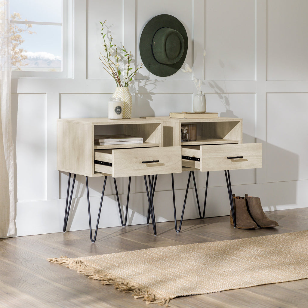 Table de chevet/table d'appoint Croft, lot de 2