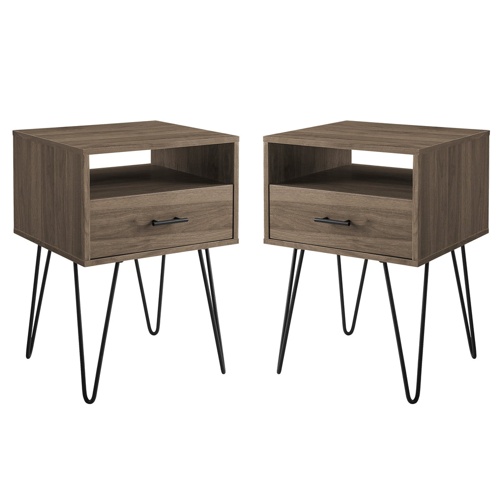 Table de chevet/table d'appoint Croft, lot de 2