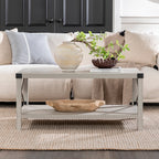 Table basse Metal X