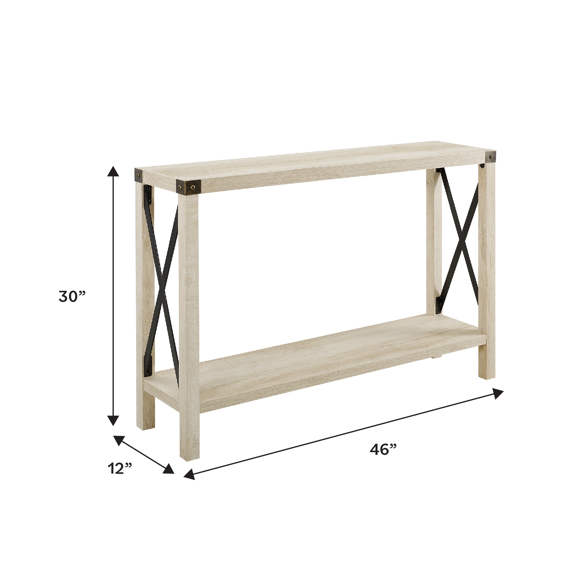 Table d'entrée en métal X