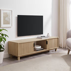 Meuble TV scandinave cannelé Reema Arundo