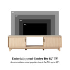 Meuble TV scandinave cannelé Reema Arundo