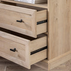 Table de chevet/d'appoint classique Clyde à 2 tiroirs