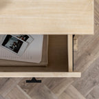 Table de chevet/d'appoint classique Clyde à 2 tiroirs