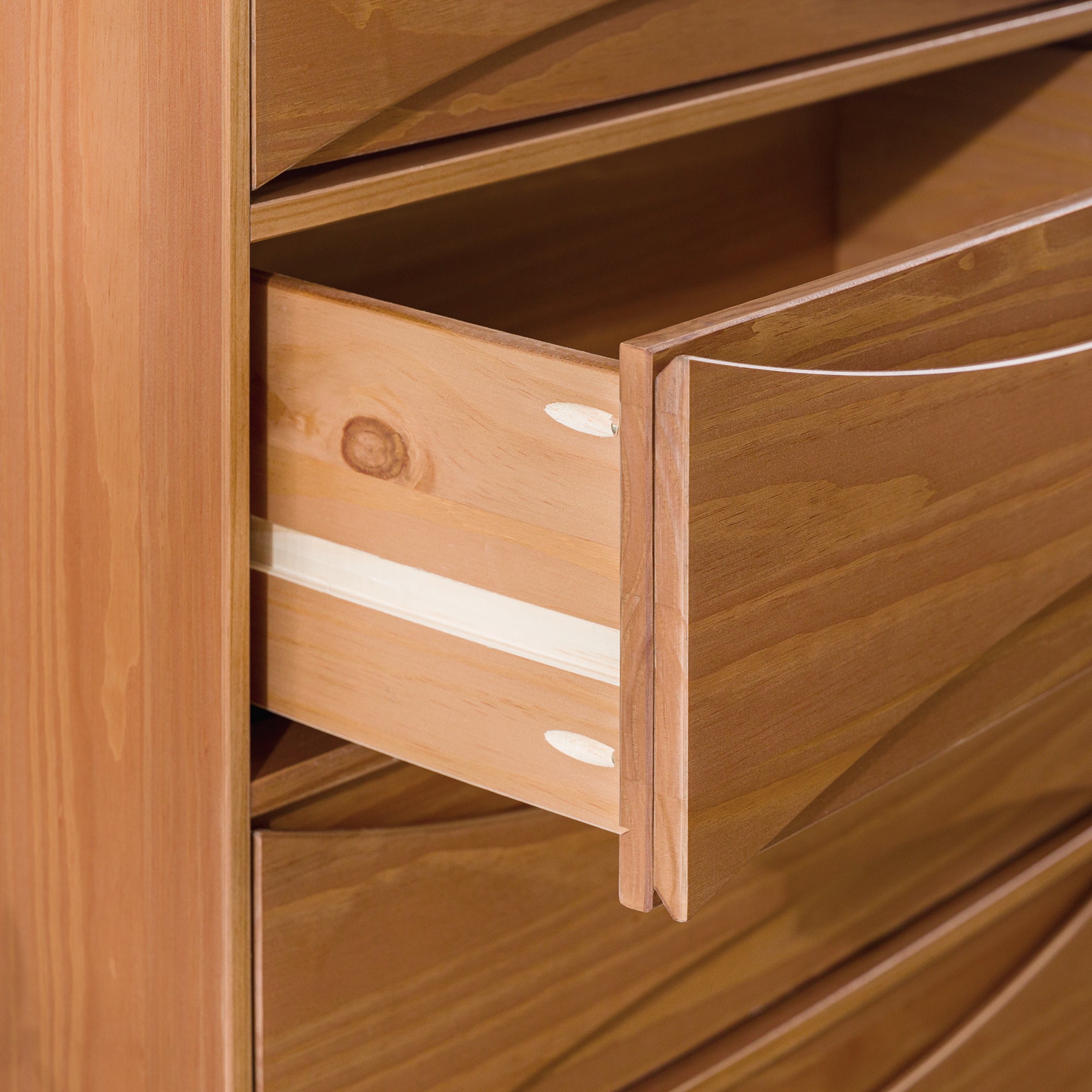 Commode Atticus en bois massif, style moderne du milieu du siècle