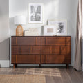 Commode moderne Bronx en bois massif
