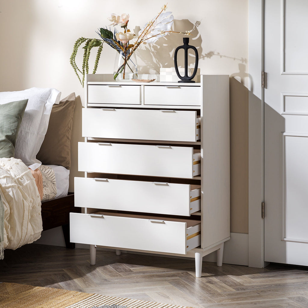 Commode en bois Lee style moderne du milieu du siècle