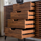 Buffet/meuble TV Havana à portes coulissantes et tiroirs