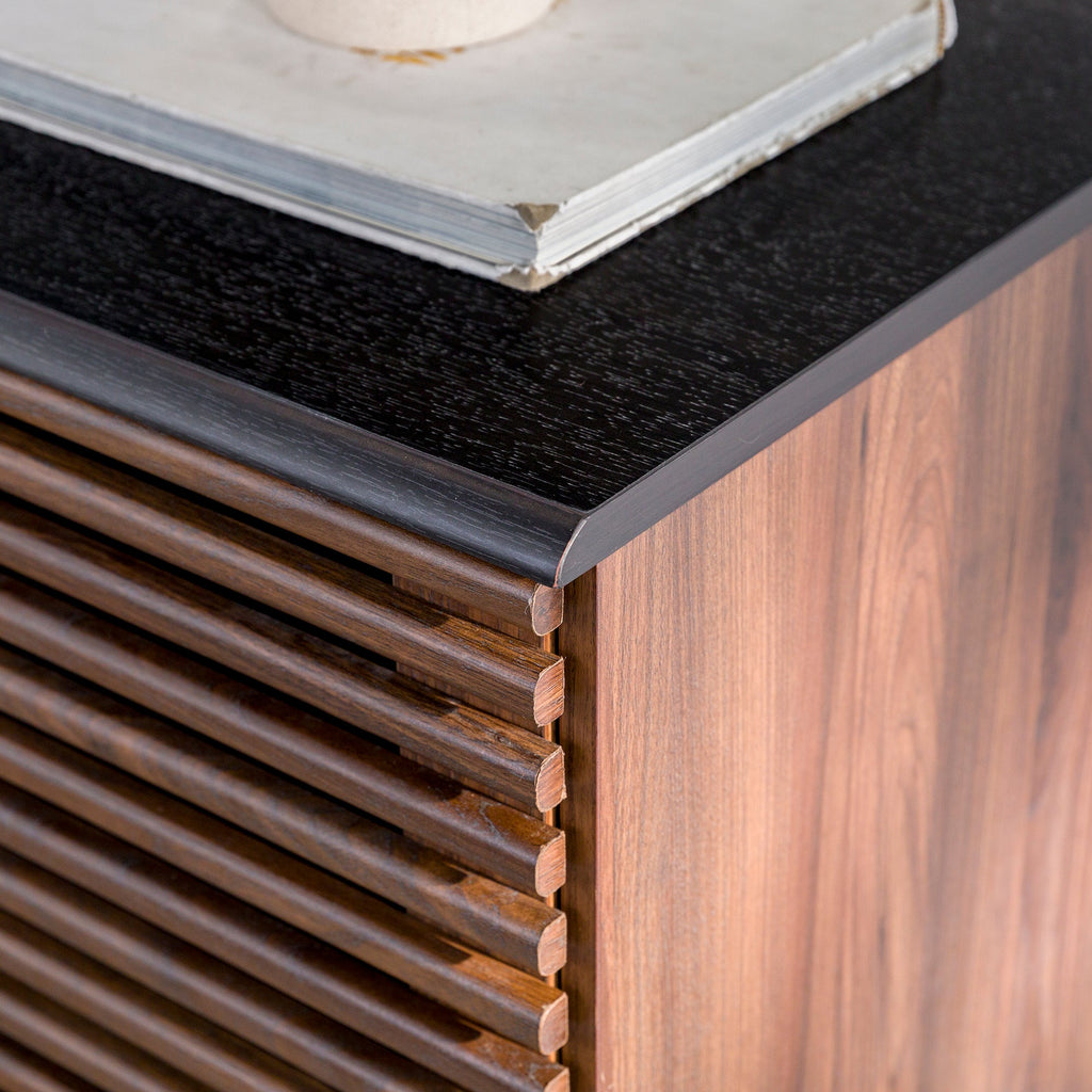 Buffet/meuble TV Havana à portes coulissantes et tiroirs