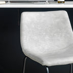 Tabourets de bar en similicuir, lot de 2