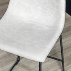 Tabourets de bar en similicuir, lot de 2