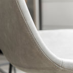 Tabourets de bar en similicuir, lot de 2