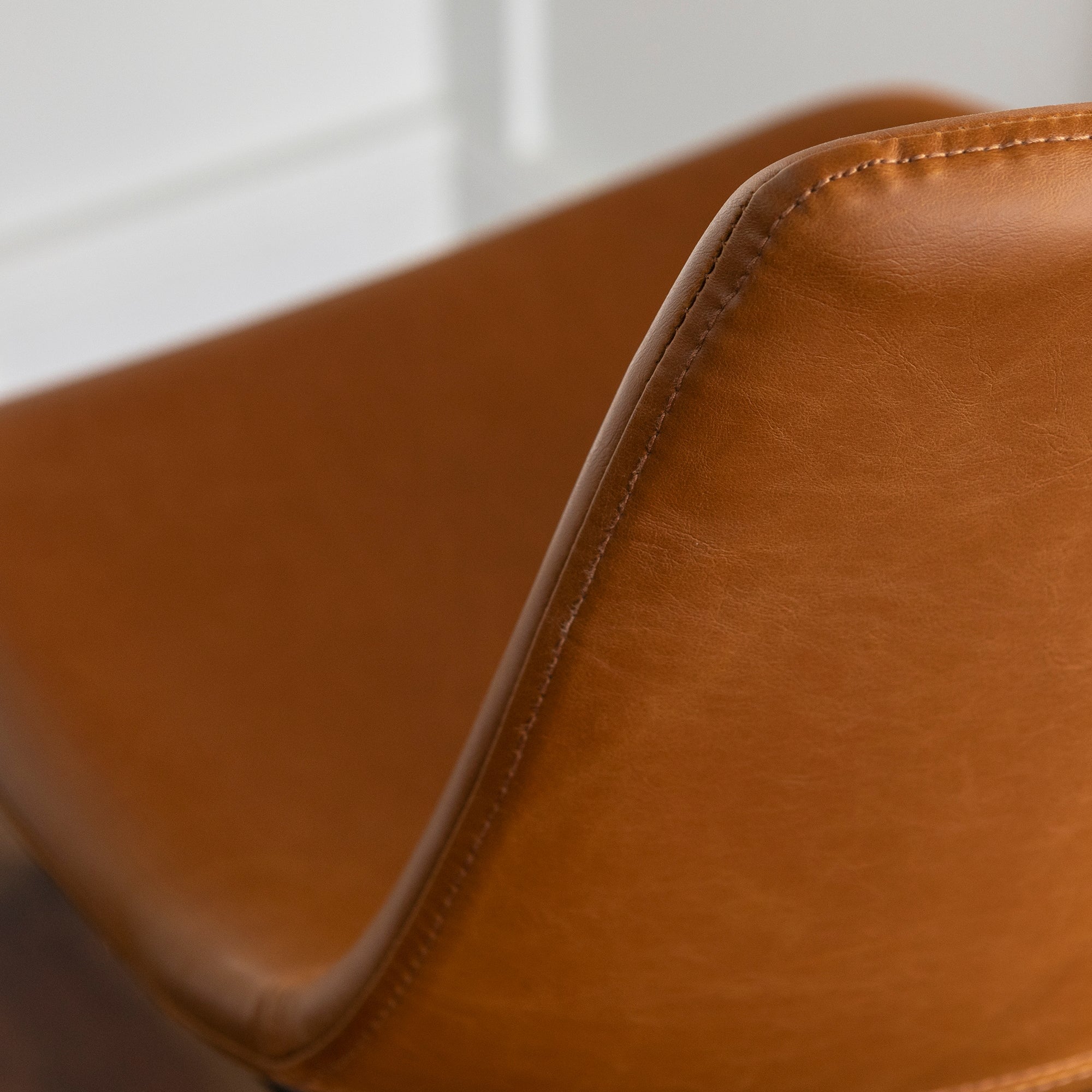 Tabourets de bar en similicuir, lot de 2