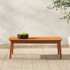Table basse de patio Circa Modern en bois massif