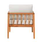 Fauteuil de jardin Circa Modern en bois massif à fuseaux