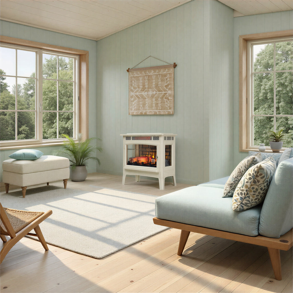 Duraflame ? Poêle-cheminée électrique infrarouge avec effet de flamme 3D