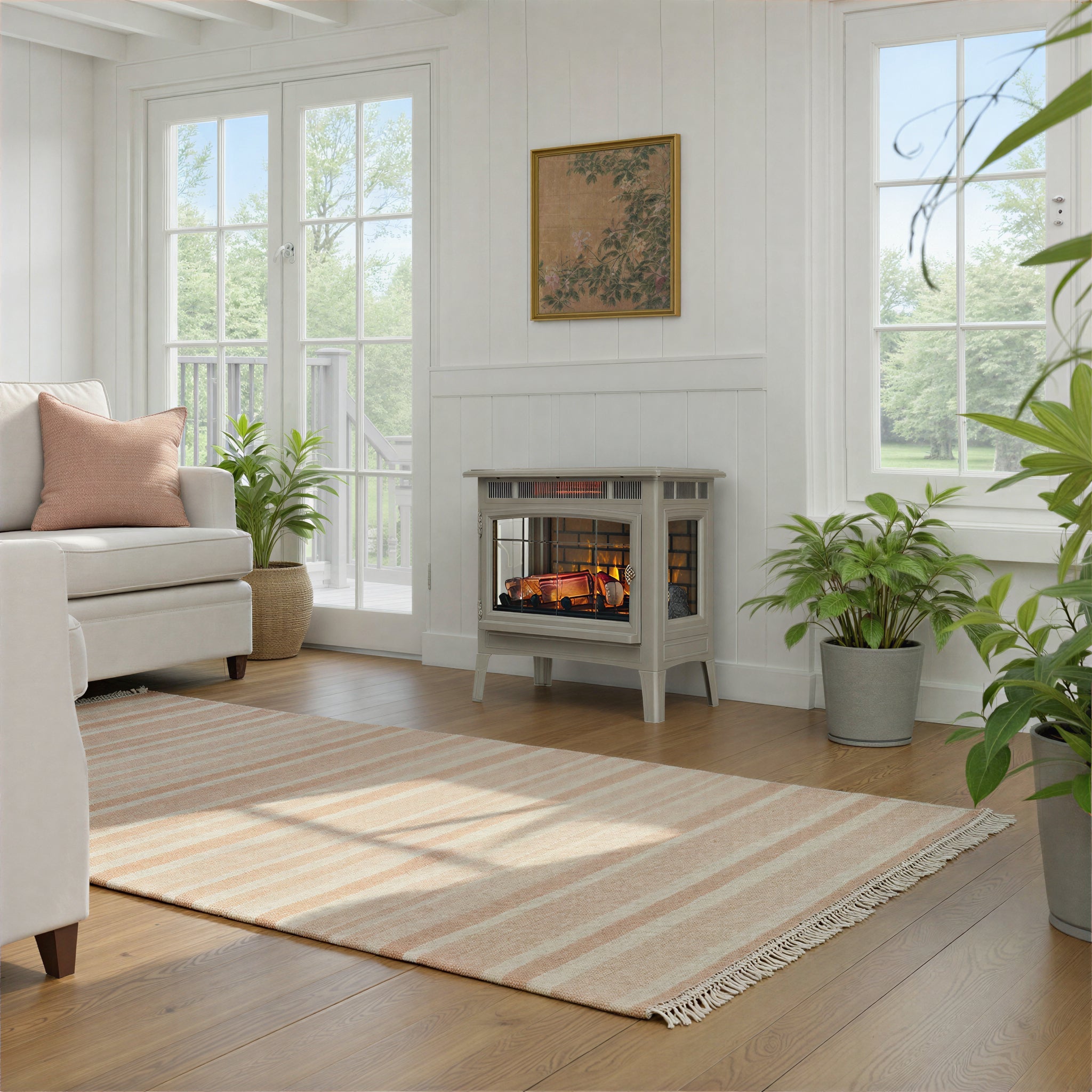 Duraflame ? Poêle-cheminée électrique infrarouge avec effet de flamme 3D