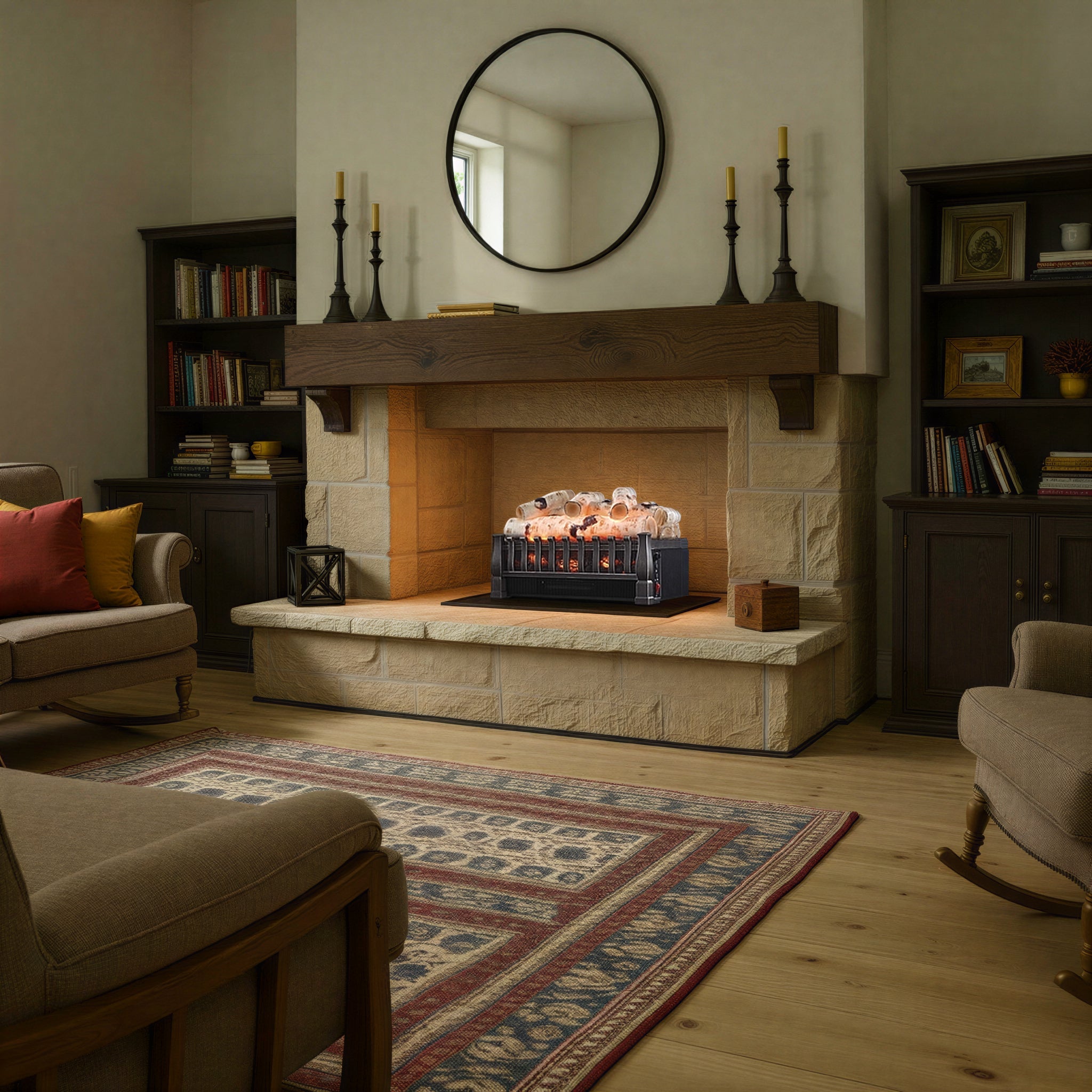 Duraflame ? Chauffage électrique à bûches avec télécommande