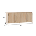 Buffet et meuble TV Chantelle Modern Curved, style moderne, avec courbes harmonieuses