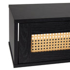 Meuble TV flottant Hamkke Boho à 2 portes