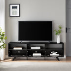 Meuble TV moderne Kela à 3 portes, style milieu du siècle