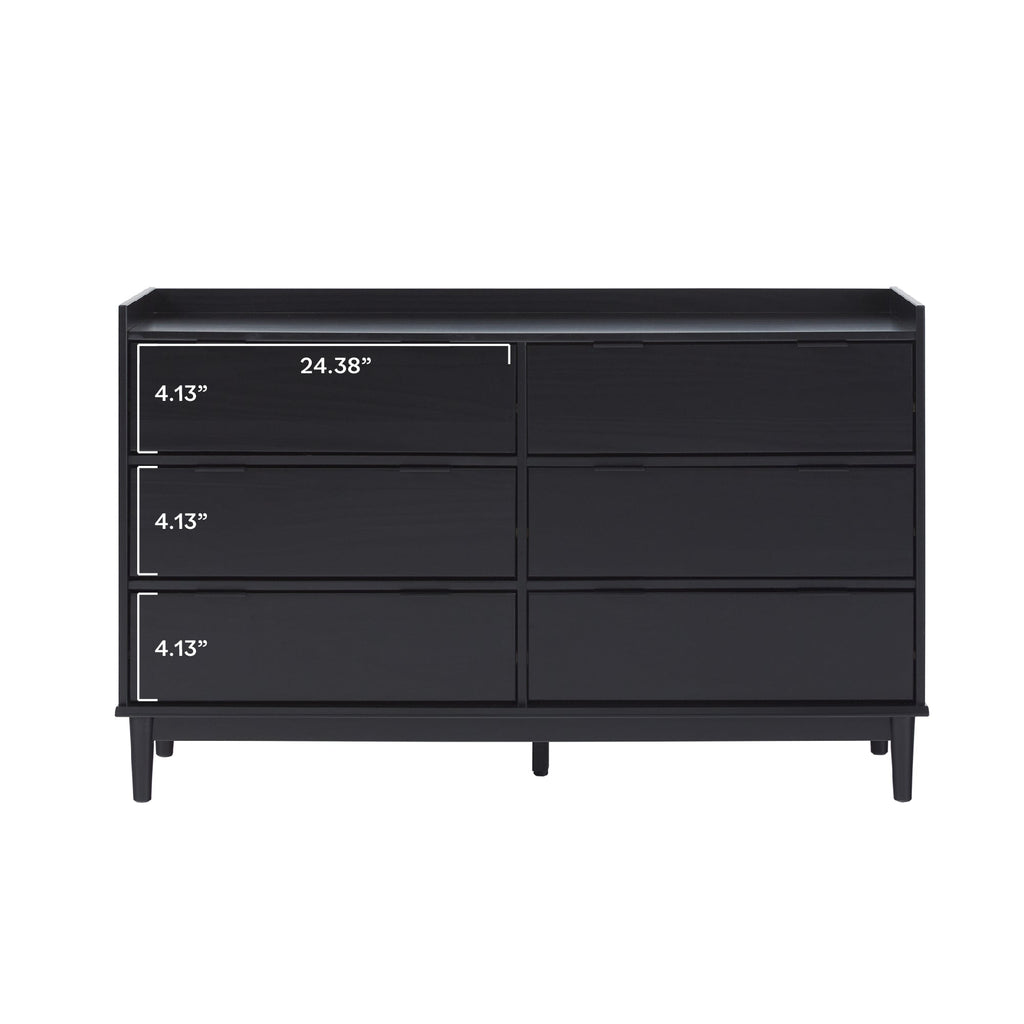 Commode en bois Lee style moderne du milieu du siècle