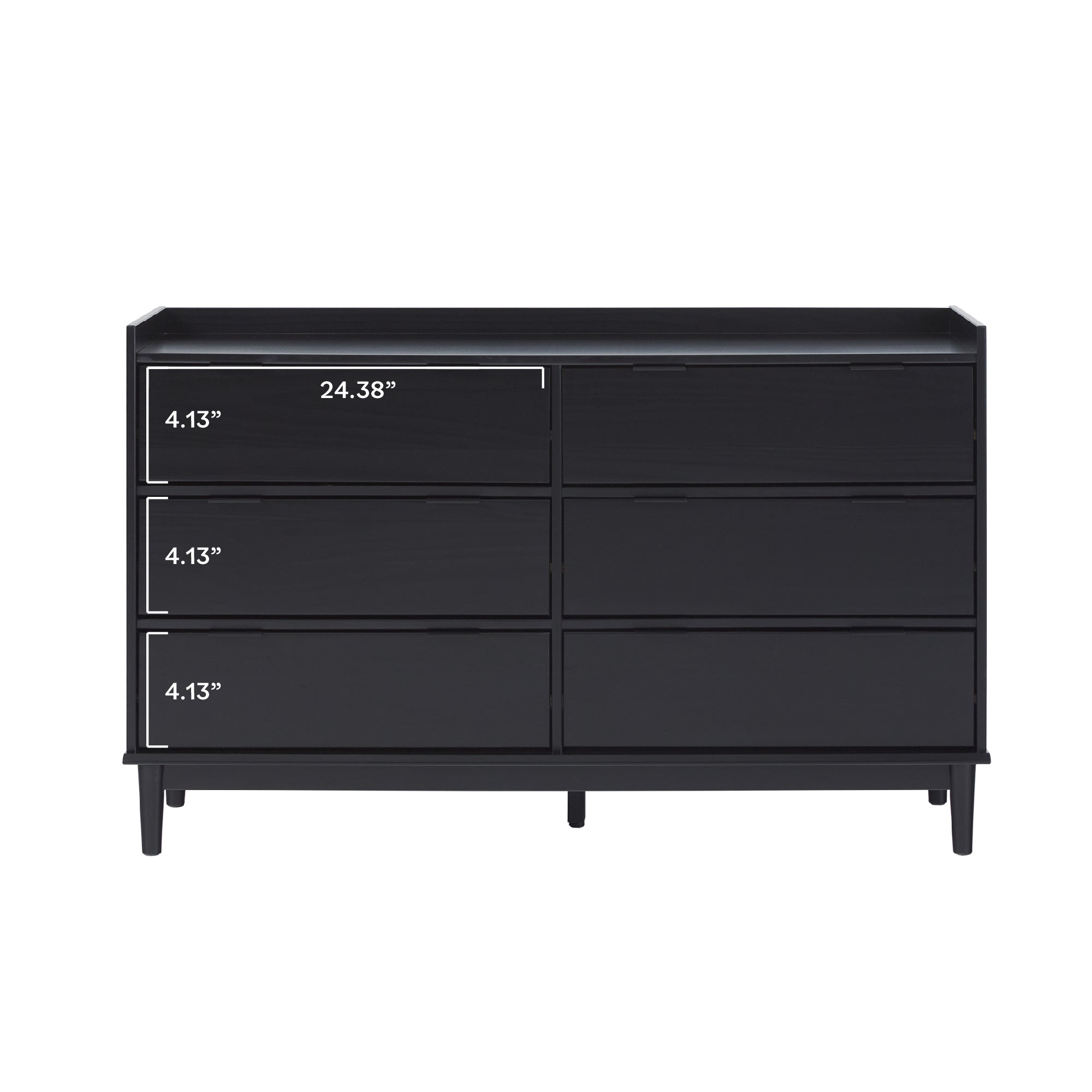 Commode en bois Lee style moderne du milieu du siècle