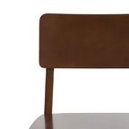 Tabouret de bar minimaliste en bois massif, lot de 2