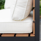 Ensemble de conversation extérieur Jane 4 pièces avec coussins