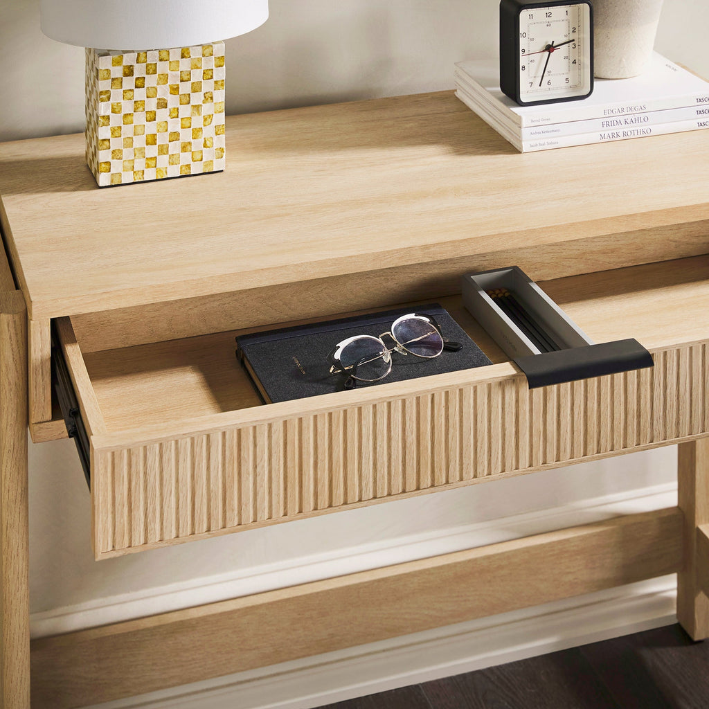 Bureau Holmes moderne scandinave à cannelures