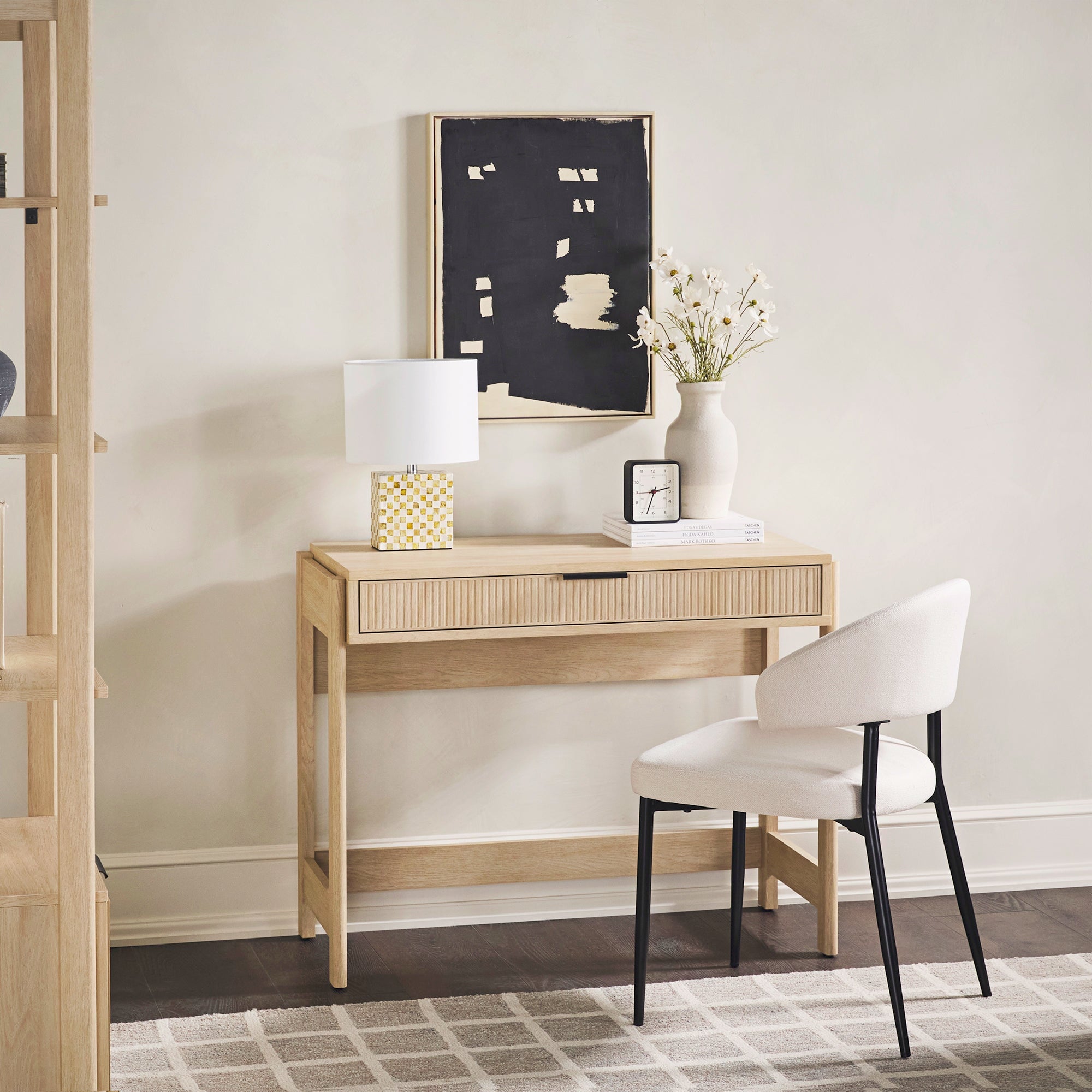 Bureau Holmes moderne scandinave à cannelures